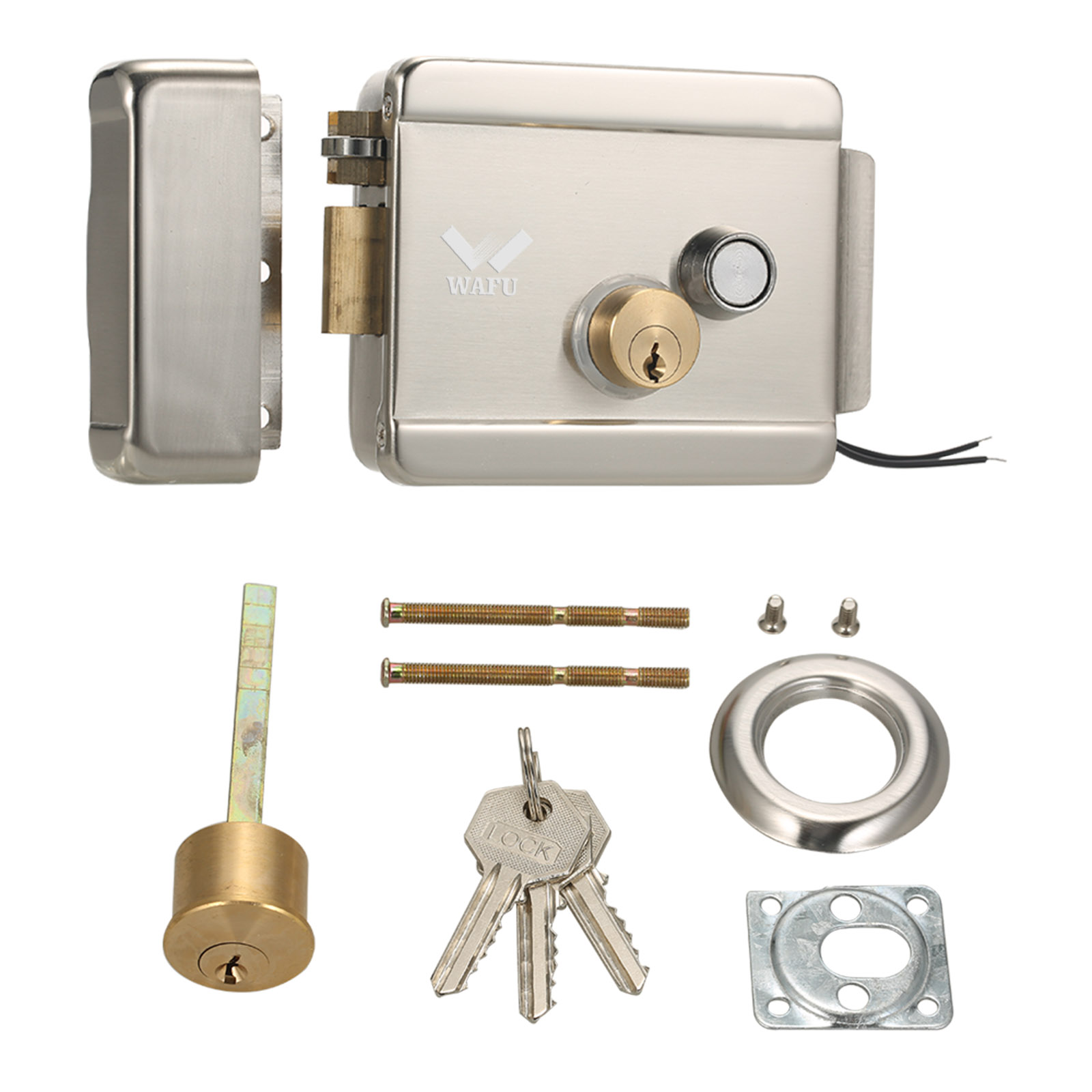 Smart Home Door Lock - WAFU-cerradura de puerta eléctrica inteligente, cerrojo