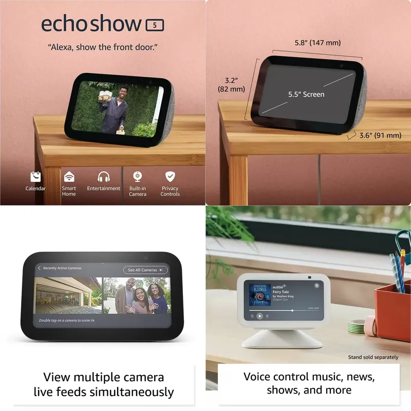 Smart Home Video - Echo Show 5, Altavoz Inteligente con