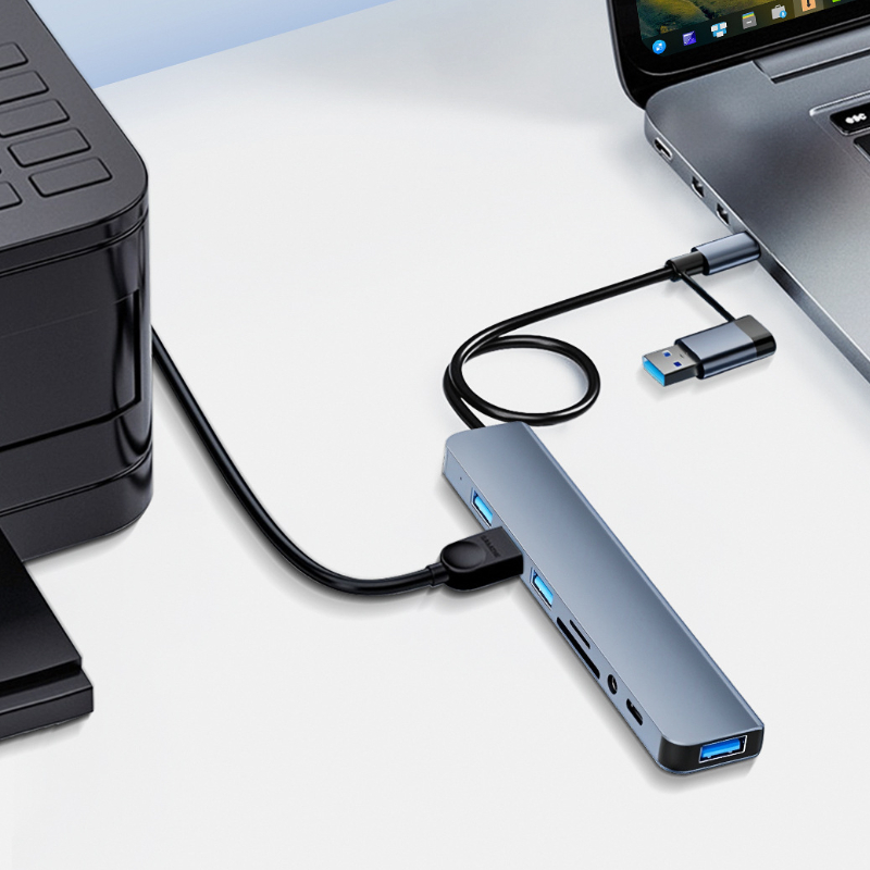 Divisor USB C de 8 puertos, Hu - Smart Home Hub 2 reseña y precio