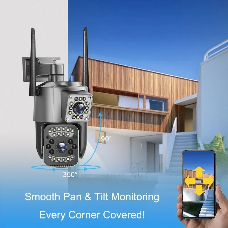 Cámara IP WIFI de 8MP, 4K, PTZ - Smart Home Camera Ezviz reseña y precio