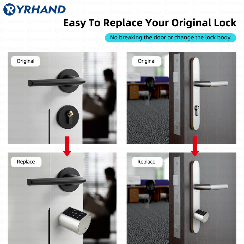 Cerradura de puerta cilíndrica - Smart Home Door Lock reseña y precio