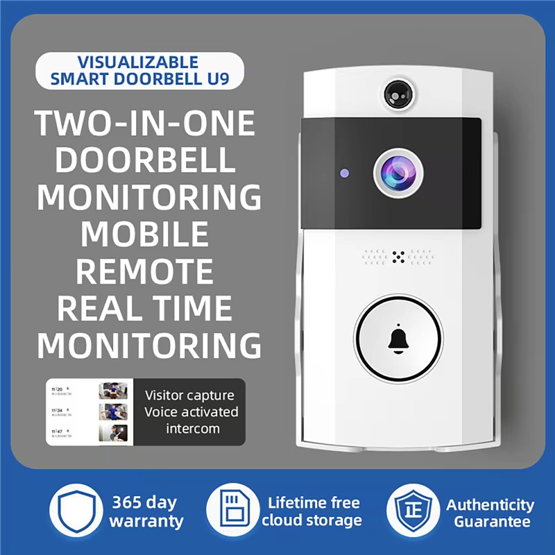 Cámara de timbre WIFI inalámbr - Smart Home Video reseña y precio