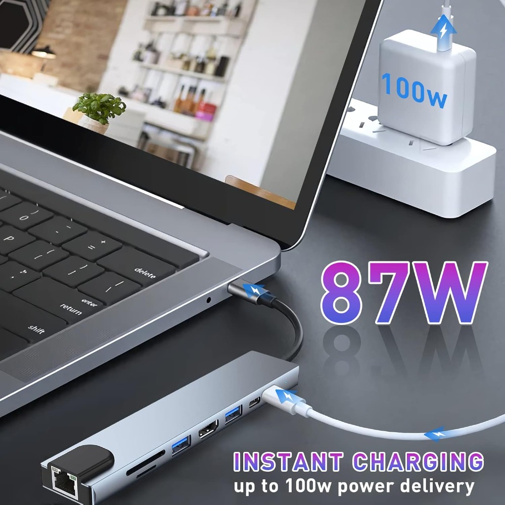 Hub USB C 8 en 1/2, 7 en 1/2,  - Smart Home Hub 2 reseña y precio