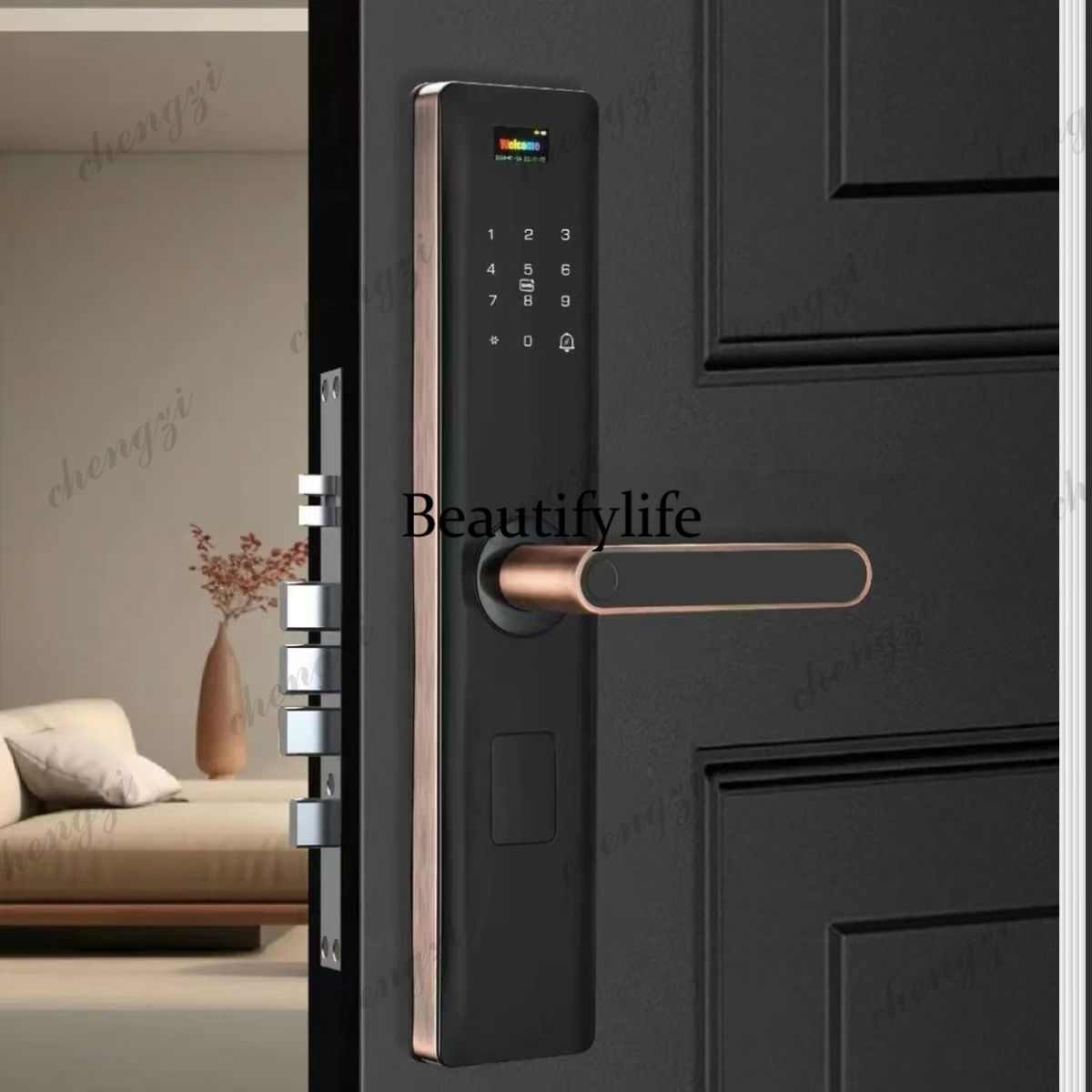 Cerradura con huella dactilar  - Smart Home Door Lock reseña y precio