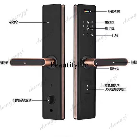 Cerradura con huella dactilar  - Smart Home Door Lock reseña y precio