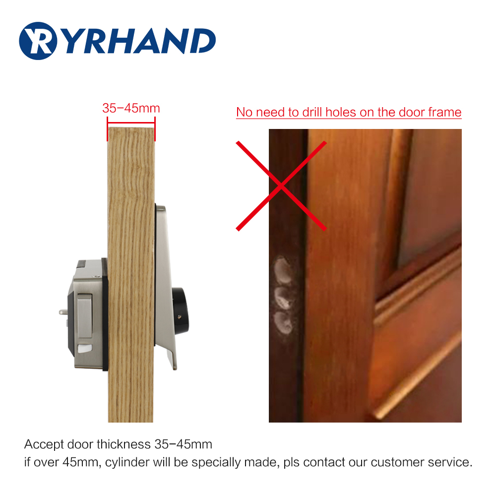 Cerraduras de llanta de puerta - Smart Home Door Lock reseña y precio